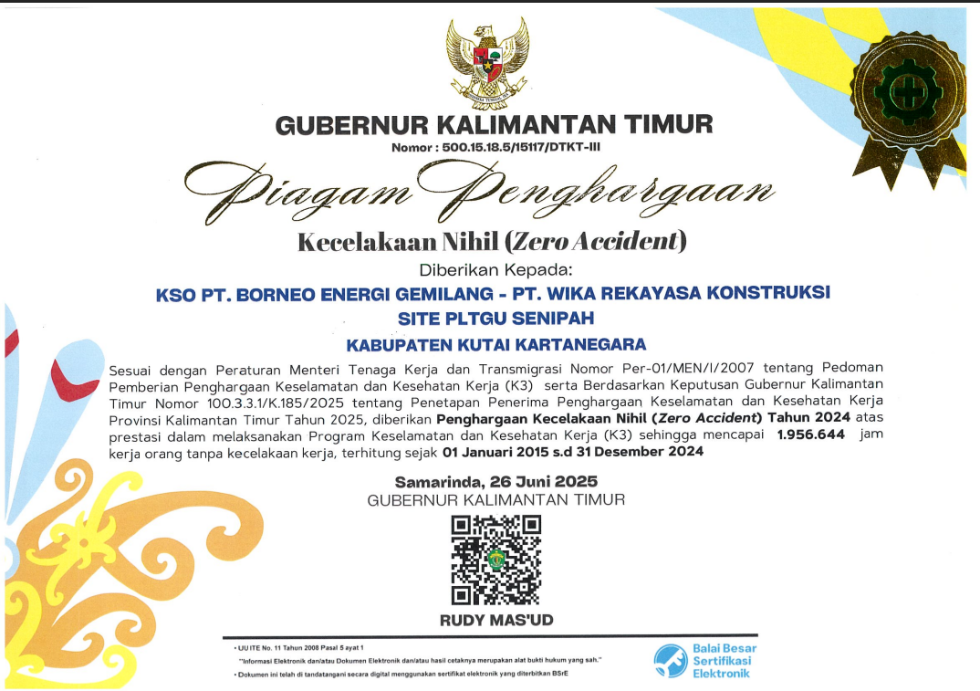 Zero Accident Senipah
